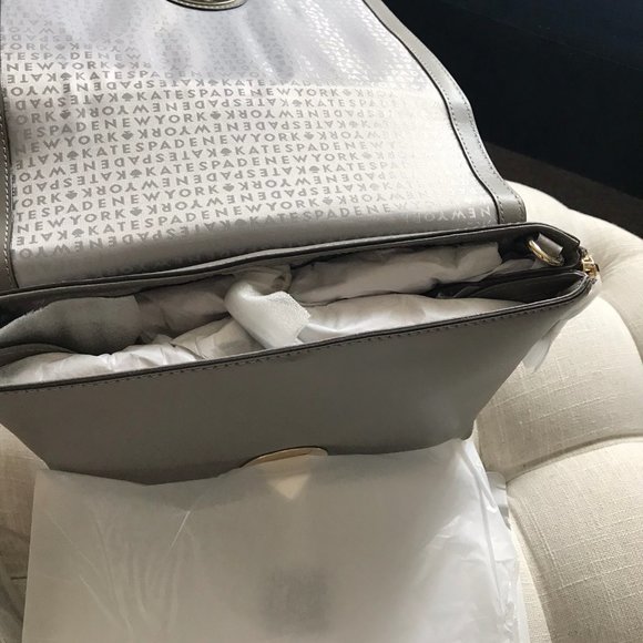 🎉HP✨FLASH SALE!!!✨Kate Spade NWT Leather Croc & Suede Bag - Picture 11 of 13